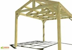 Meilleures ventes -MON AMENAGEMENT JARDIN Soldes 4x3 2pents pergola bois