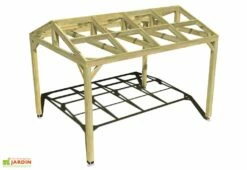Pergola En Bois Traité Autoclave Autoportée Toit Double Pente - 4 M