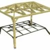 Pergola En Bois Autoportée Traité Autoclave Toit Quatre Pentes - 4 M -MON AMENAGEMENT JARDIN Soldes 4x3 4pents pergola bois plongeant