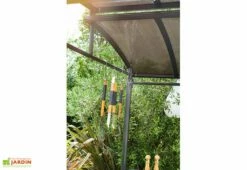 Abri Pour Barbecue En Aluminium Et Polycarbonate 150 X 240 Cm -MON AMENAGEMENT JARDIN Soldes abri barbecue 5