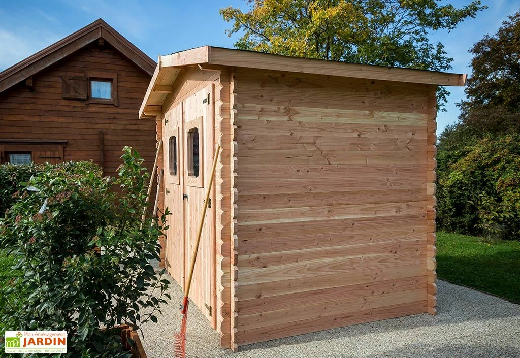 Abri De Jardin En Bois Douglas 28 Mm – 6,33 M² : 2,19 X 2,89 M 7 Abri De Jardin En Bois Douglas 28 Mm – 6,33 M² : 2,19 X 2,89 M – Image 5