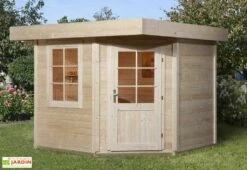 Abri Design Fides 1 (Plusieurs Tailles) 28mm -MON AMENAGEMENT JARDIN Soldes abri bois fides brut 1