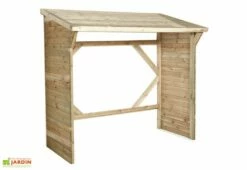 Abri Range-Bûches En Bois Traité 3 Stères Memphis 221x115x203cm