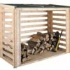 Abri Range-Bûches En Bois 4 Stères 234x125x169/181cm -MON AMENAGEMENT JARDIN Soldes abri buches bois 654