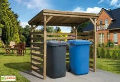 Abri Buches 4 Stères Multifonctions 19 Mm (114x216x204)