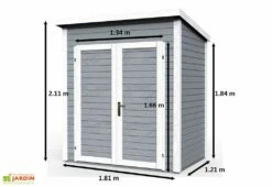 Abri De Jardin Bois 19 Mm Skur 1 - 2,19 M² -MON AMENAGEMENT JARDIN Soldes abri de jardin bois adossable classic skur 1