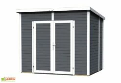Abri De Jardin Bois 19mm Skur 4 239x181x211cm -MON AMENAGEMENT JARDIN Soldes abri de jardin bois adossable skur 4 2