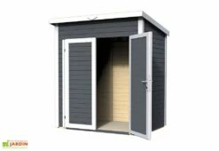 Abri De Jardin Bois 19 Mm Skur 1 - 2,19 M² -MON AMENAGEMENT JARDIN Soldes abri de jardin bois adossable skur1 2