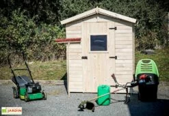 Abri De Jardin Bois Eden (1,6x1,2) 16mm+Plancher -MON AMENAGEMENT JARDIN Soldes abri de jardin bois eden 1 6x1 2 16mm plancher 2