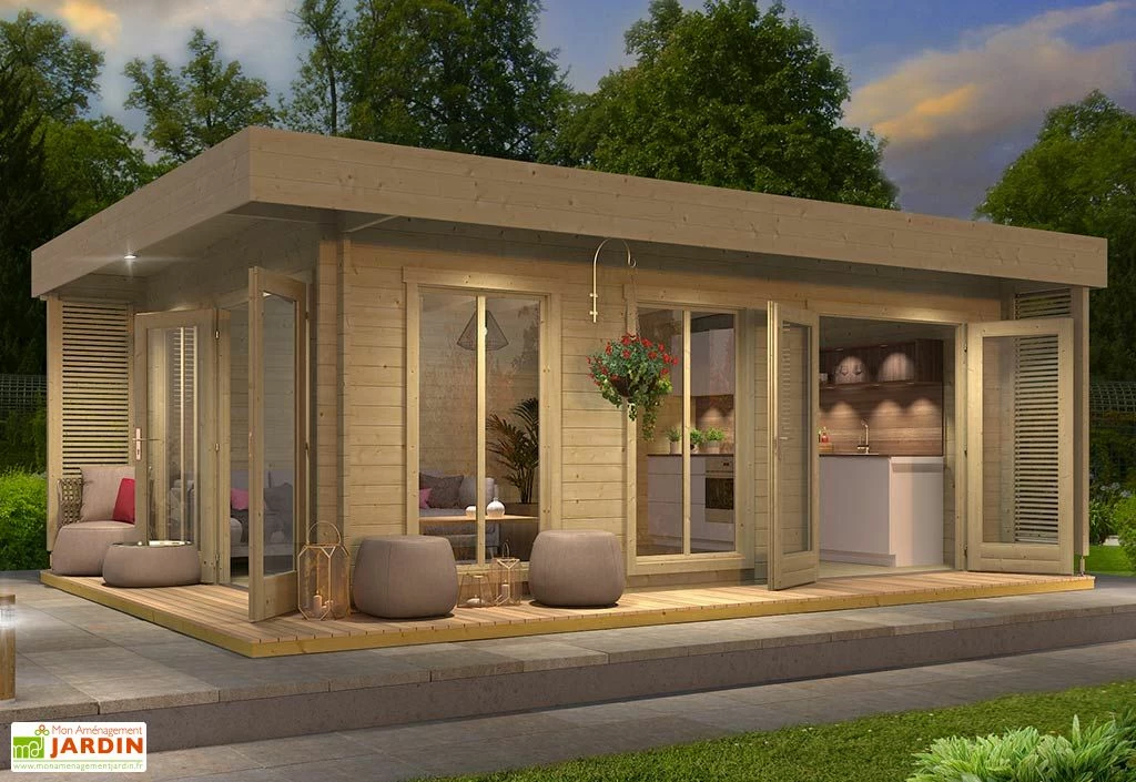 Abri De Jardin En Bois D’épicéa Brut 21,6 M² - Dominica 3 Abri De Jardin En Bois D’épicéa Brut 21,6 M² - Dominica