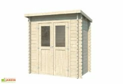 Abri De Jardin En Bois D’épicéa FSC – 230 X 120 X 204 Cm 8 Abri De Jardin En Bois D’épicéa FSC – 230 X 120 X 204 Cm -MON AMENAGEMENT JARDIN Soldes abri de jardin en madriers de bois
