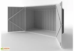 Coffre Multifonctions En Métal Anticorrosion 0,35 Mm 1 X 2 M -MON AMENAGEMENT JARDIN Soldes abri de jardin velo metal