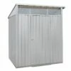 Abri De Jardin En Acier Galvanisé Duramax Modern 4 M² Gris Silver -MON AMENAGEMENT JARDIN Soldes abri jardin acier galvanise duramax modern 6x5 gris 1