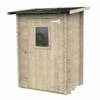 Abri De Jardin Adossable En Bois De Pin Brut Hobby - 146 X 98 X 197 Cm 1 Abri De Jardin Adossable En Bois De Pin Brut Hobby - 146 X 98 X 197 Cm -MON AMENAGEMENT JARDIN Soldes abri jardin adossable bois