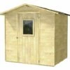 Abri De Jardin En Bois Traité Vaniglia 4,1 M² -MON AMENAGEMENT JARDIN Soldes abri jardin adosse bois traite vaniglia 4 1 m 9 coloris 8