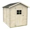 Abri De Jardin En Bois Brut 3,9 M² 16 Mm - Gaeta -MON AMENAGEMENT JARDIN Soldes abri jardin bois 16mm gatea alce living