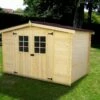 Abri De Jardin Bois 20 Mm (188x310x197cm) -MON AMENAGEMENT JARDIN Soldes abri jardin bois 20mm 188x310x197 al301902n