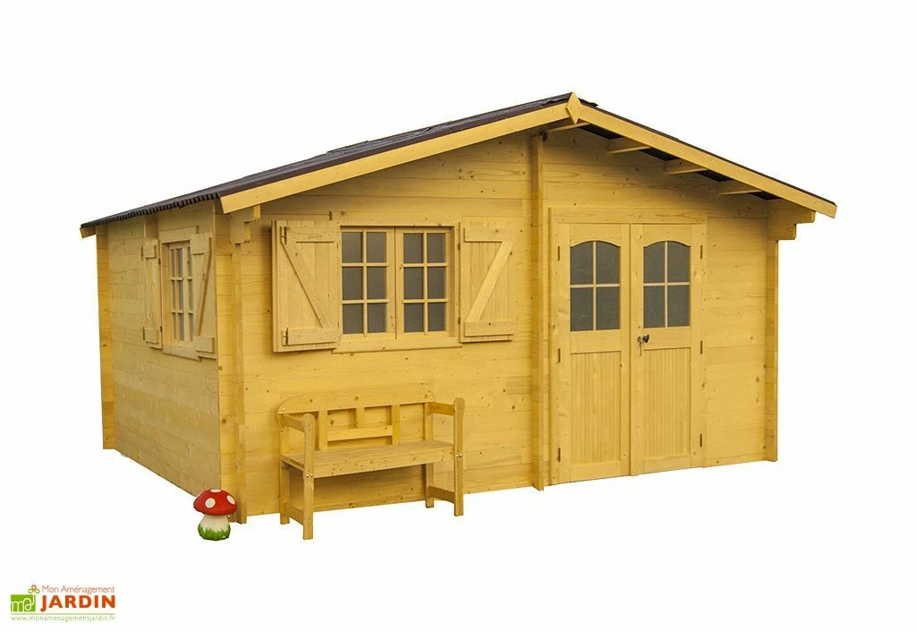 Abri De Jardin Bois 42 Mm (444x515x260cm) 5 Abri De Jardin Bois 42 Mm (444x515x260cm) – Image 3