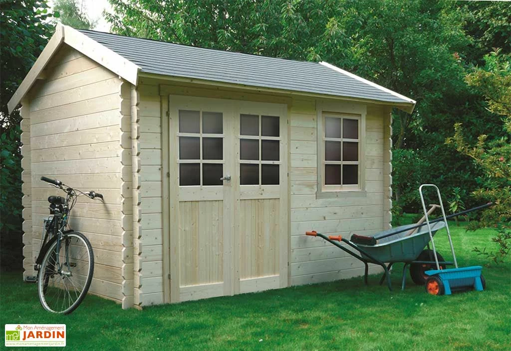 Solid Abri De Jardin En Bois Arles 28mm (358 X 238 Cm) 3 Solid Abri De Jardin En Bois Arles 28mm (358 X 238 Cm)