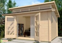 Abri De Jardin En Bois D’épicéa Brut Premium 28 T2 – 11,40 M²