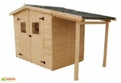 Abri De Jardin Bois Eden + Bûcher (336x160) 9 Abri De Jardin Bois Eden + Bûcher (336x160) -MON AMENAGEMENT JARDIN Soldes abri jardin bois bucher 370cm 1