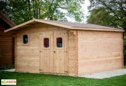 Abri De Jardin En Bois Douglas 28 Mm – 23,14 M² : 4,2 X 5,51 M