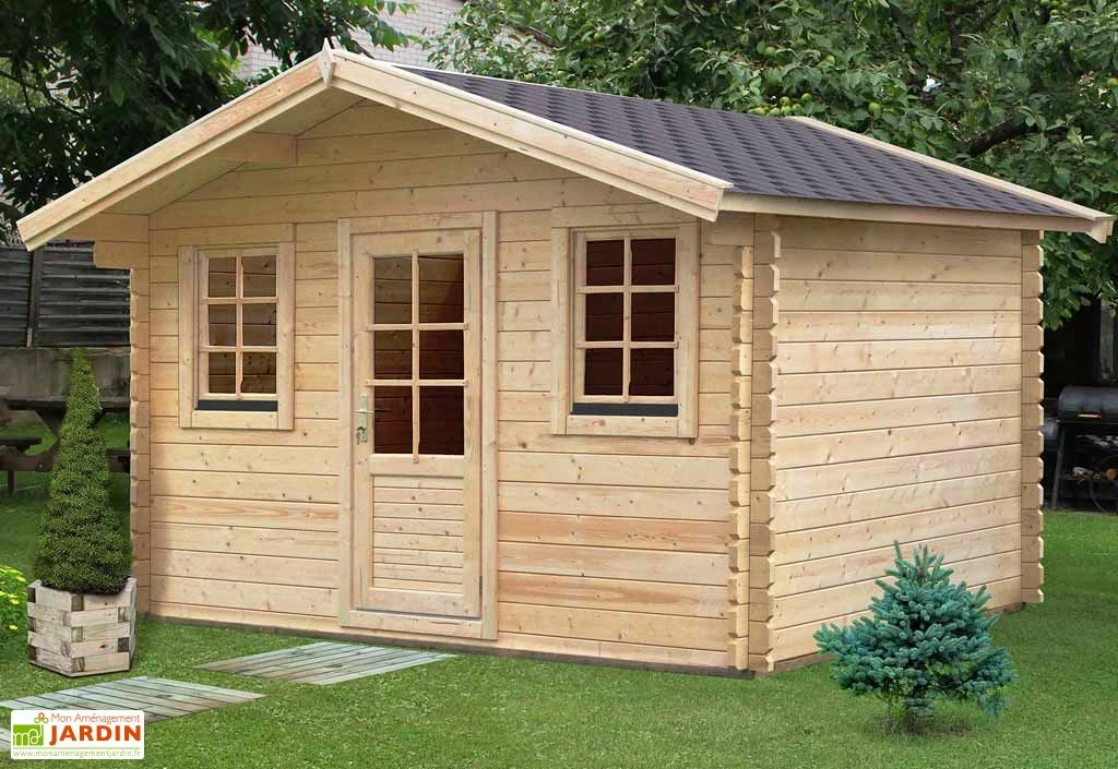 Abri De Jardin Bois Charme (398x298x263) 44 Mm 3 Abri De Jardin Bois Charme (398x298x263) 44 Mm