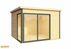 Abri De Jardin En Bois D’épicéa Brut Domeo 1 Plus (9 M²) -MON AMENAGEMENT JARDIN Soldes abri jardin bois domeo 1 plus 2