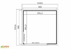 Abri De Jardin En Bois D’épicéa Brut Domeo 1 Plus (9 M²) -MON AMENAGEMENT JARDIN Soldes abri jardin bois domeo 1 plus 3