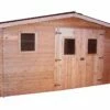 Abri De Jardin En Bois Douglas 28 Mm – 12,89 M² : 3,04 X 4,24 M -MON AMENAGEMENT JARDIN Soldes abri jardin bois douglas 28mm habrita 12m2