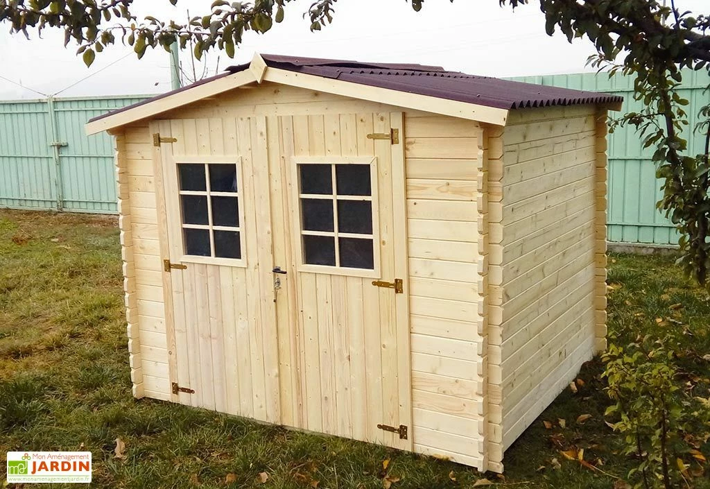 Abri De Jardin En Bois D’Épicéa Brut 6 M² 3 Abri De Jardin En Bois D’Épicéa Brut 6 M²