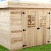 Abri De Jardin En Bois D’Épicéa Brut 11 M² -MON AMENAGEMENT JARDIN Soldes abri jardin bois epicea brut 11 m 2