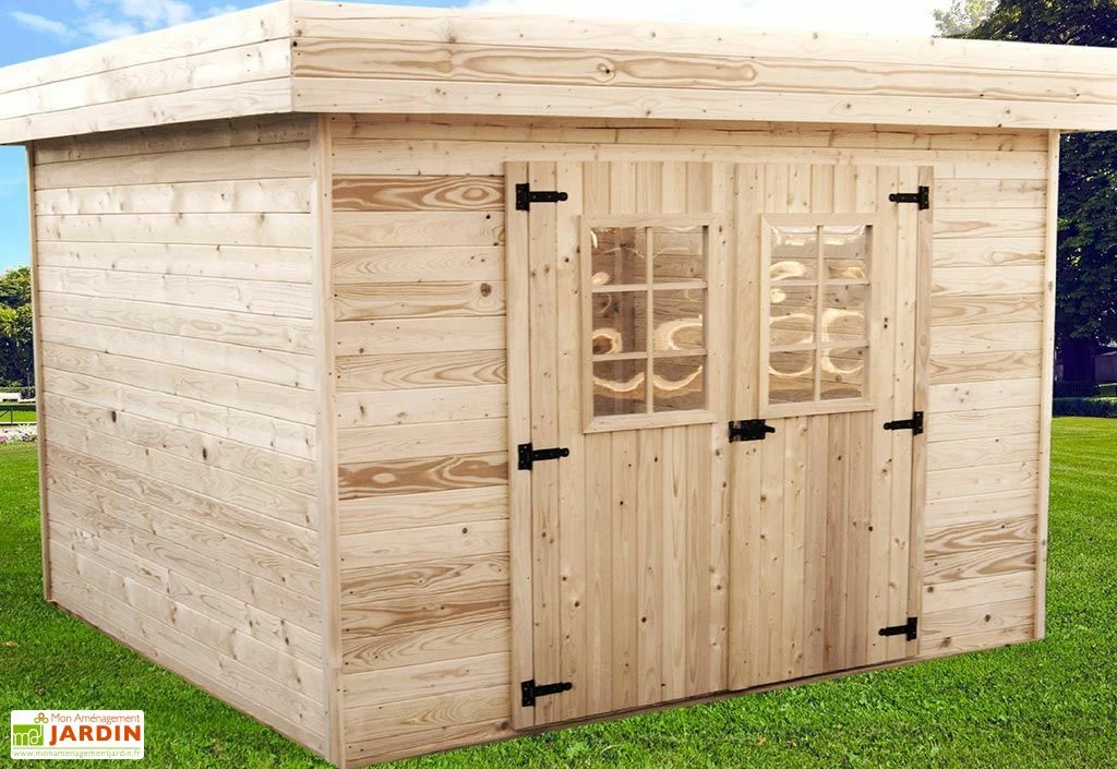 Abri De Jardin En Bois D’Épicéa Brut 11 M² 3 Abri De Jardin En Bois D’Épicéa Brut 11 M²