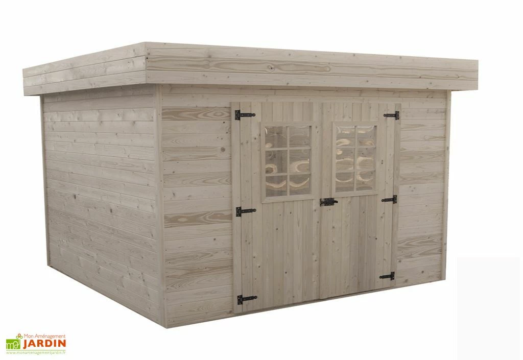 Abri De Jardin En Bois D’Épicéa Brut 11 M² 4 Abri De Jardin En Bois D’Épicéa Brut 11 M² – Image 2