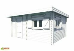Abri De Jardin En Bois D’épicéa Brut 60 Mm – 25,38 M²
