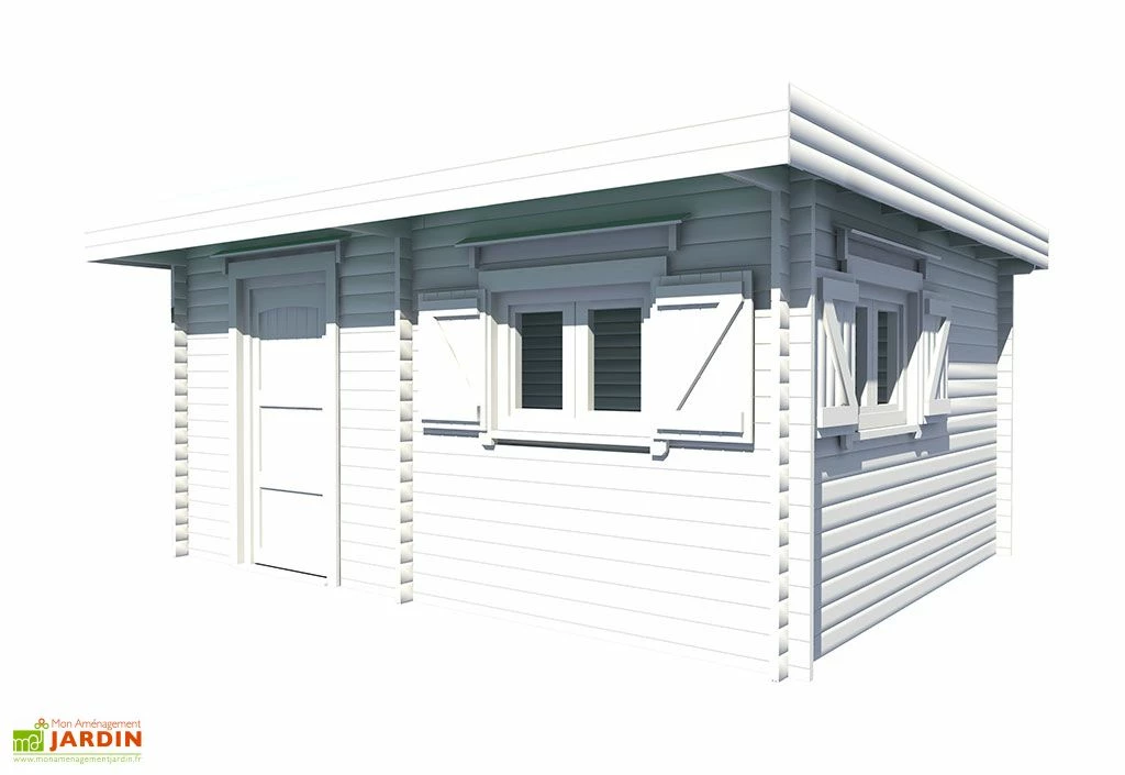 Abri De Jardin En Bois D’épicéa Brut 60 Mm – 25,38 M² 3 Abri De Jardin En Bois D’épicéa Brut 60 Mm – 25,38 M²