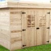 Abri De Jardin En Bois D’Épicéa Brut 7 M² -MON AMENAGEMENT JARDIN Soldes abri jardin bois epicea brut 7 m 2