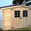 Abri De Jardin En Bois D’Épicéa Brut 9 M² -MON AMENAGEMENT JARDIN Soldes abri jardin bois epicea brut 9 m 2