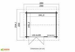Abri De Jardin En Bois D’Épicéa Brut Alex Mini 4 M² 7 Abri De Jardin En Bois D’Épicéa Brut Alex Mini 4 M² -MON AMENAGEMENT JARDIN Soldes abri jardin bois epicea brut alex mini 4 m 2