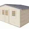 Abri De Jardin En Bois D’épicéa Brut Shelty+ 20 M² -MON AMENAGEMENT JARDIN Soldes abri jardin bois epicea brut shelty 20m2