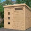 Abri De Jardin Bois D’Épicéa Design 171 Weka-Line T2 Confort - 8,8 M² -MON AMENAGEMENT JARDIN Soldes abri jardin bois epicea design 171 weka line t2 confort 88m