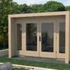 Abri De Jardin En Bois D’Épicéa Design 263 T3 - 8,7 M² (3 Coloris) -MON AMENAGEMENT JARDIN Soldes abri jardin bois epicea design 263 t3 87m