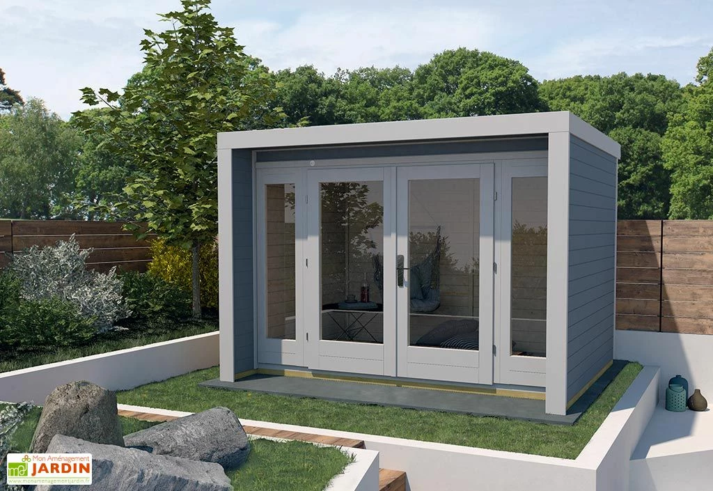 Abri De Jardin En Bois D’Épicéa Design 263 T2 - 6,9 M² (3 Coloris) 3 Abri De Jardin En Bois D’Épicéa Design 263 T2 - 6,9 M² (3 Coloris)