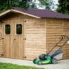 Abri De Jardin En Bois D’épicéa Traité Therma – 7,58 M² -MON AMENAGEMENT JARDIN Soldes abri jardin bois epicea therma