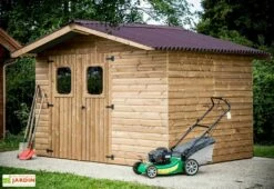 Abri De Jardin En Bois D’épicéa Traité Therma – 7,58 M²