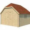 Abri De Jardin En Bois D’Épicéa Avec Toit En Shingle Oxford L 12,6 M² 2 Abri De Jardin En Bois D’Épicéa Avec Toit En Shingle Oxford L 12,6 M² -MON AMENAGEMENT JARDIN Soldes abri jardin bois epicea toit shingle oxford l 126 m