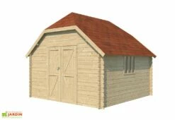 Abri De Jardin En Bois D’Épicéa Avec Toit En Shingle Oxford L 12,6 M²