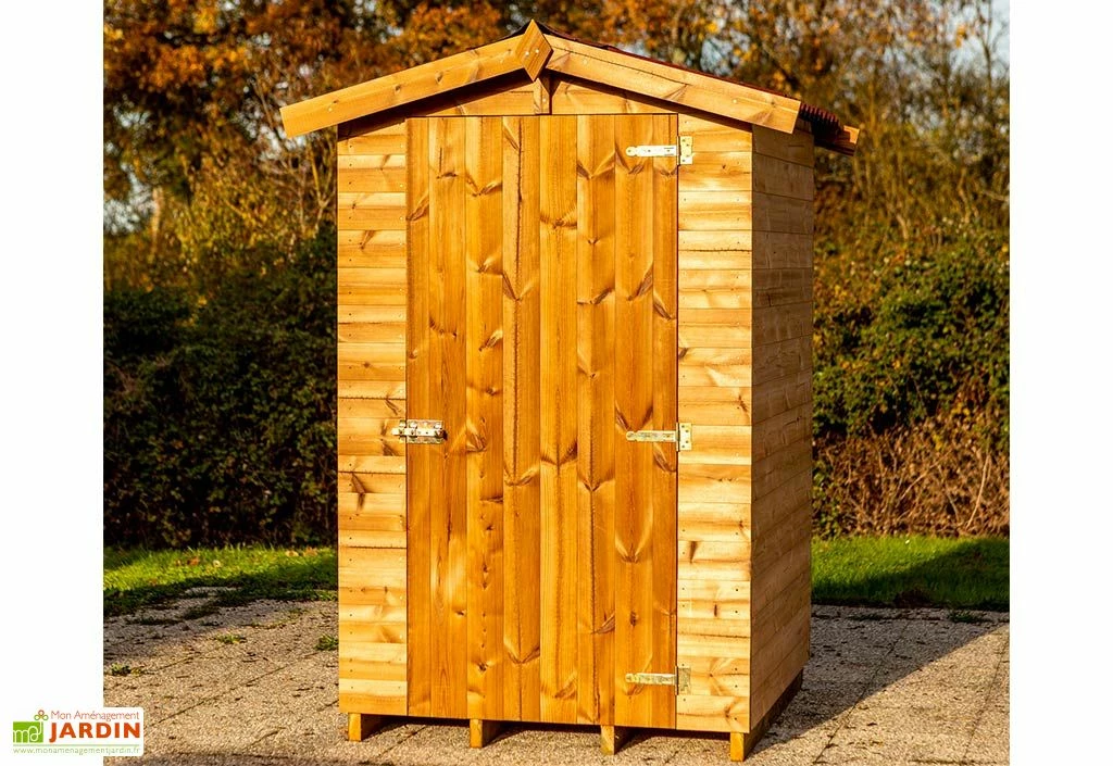 Abri De Jardin En Bois Traité THT Avec Plancher - 1,43 M² 3 Abri De Jardin En Bois Traité THT Avec Plancher - 1,43 M²