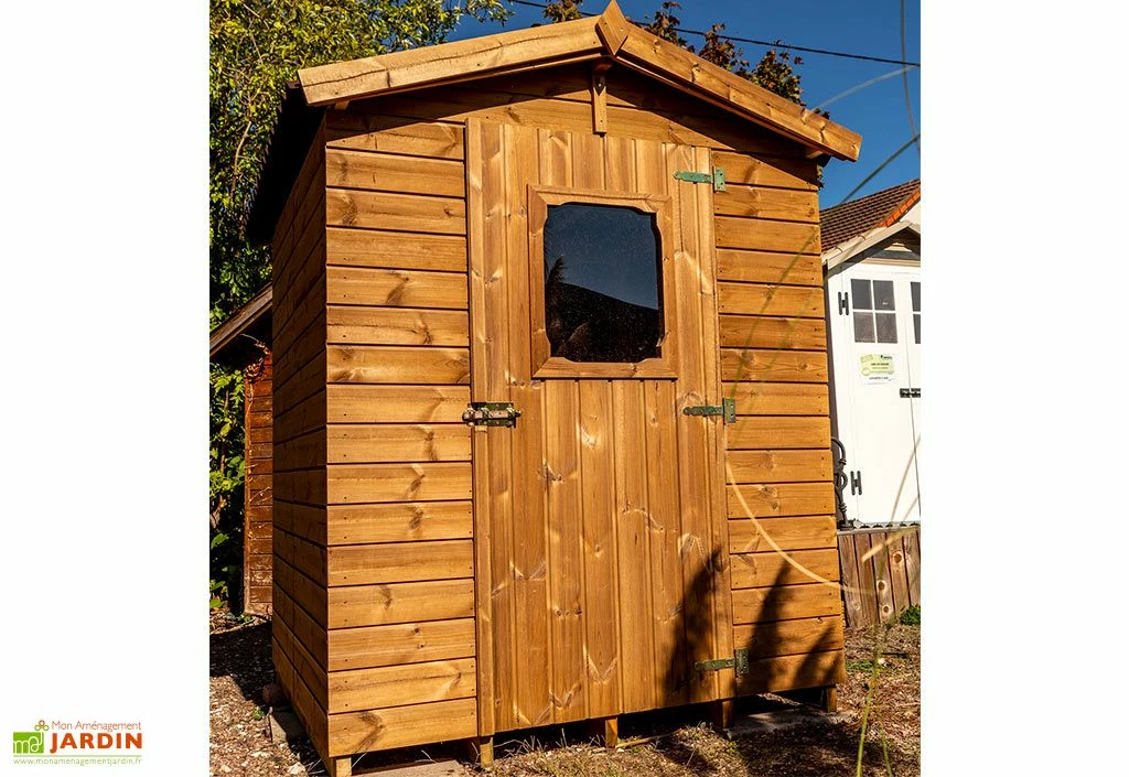 Abri De Jardin En Bois Traité THT Avec Plancher 2,5 M² 4 Abri De Jardin En Bois Traité THT Avec Plancher 2,5 M² – Image 2