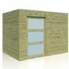 Abri De Jardin En Bois D’épicéa Traité Qube 6 M² -MON AMENAGEMENT JARDIN Soldes abri jardin bois epicea traite qube 6m
